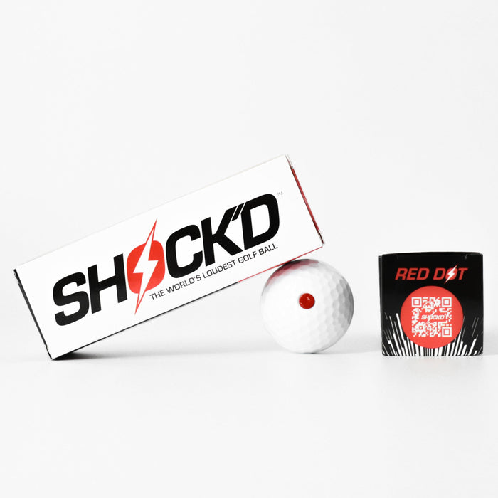 SHOCK'D Golf Balls | 3-Pack Prank Golf Balls