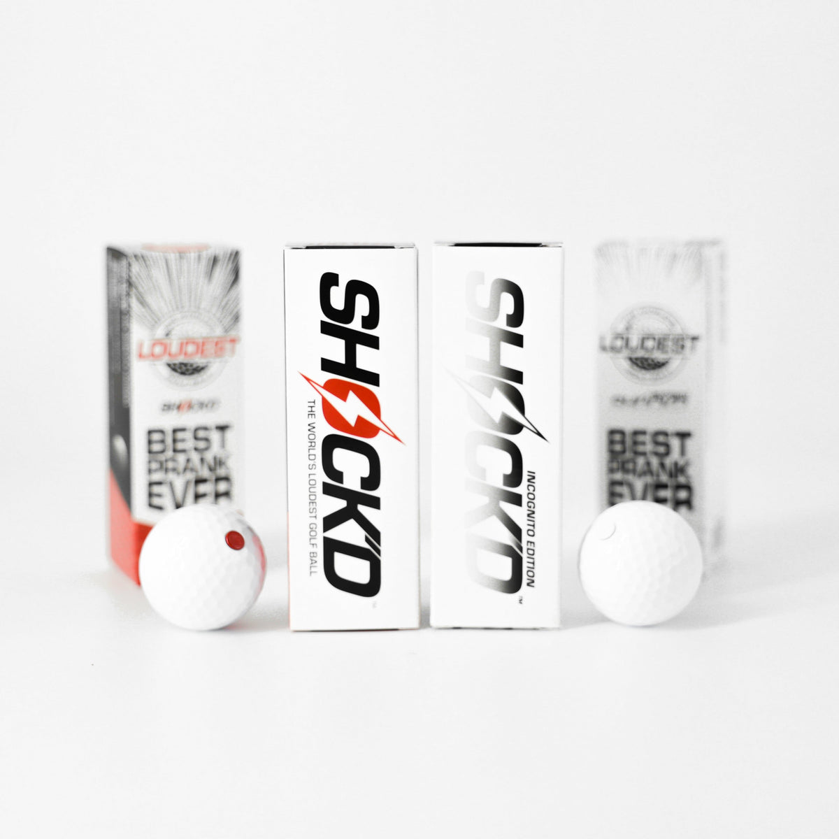 SHOCK'D Golf Balls | 3-Pack Prank Golf Balls