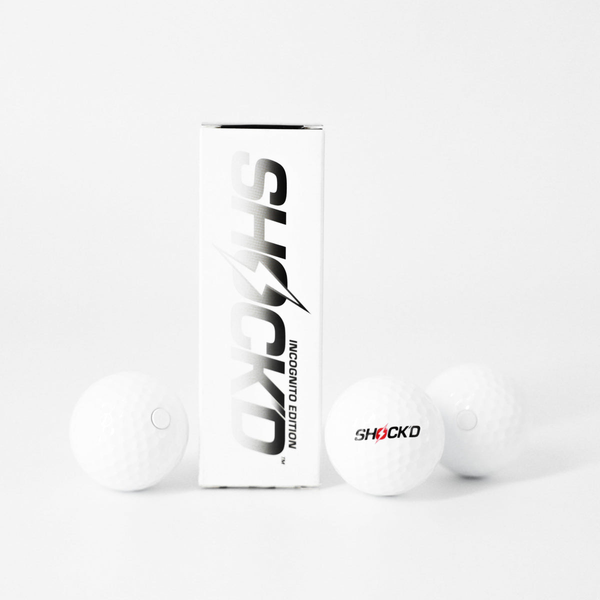 SHOCK'D Golf Balls | 3-Pack Prank Golf Balls