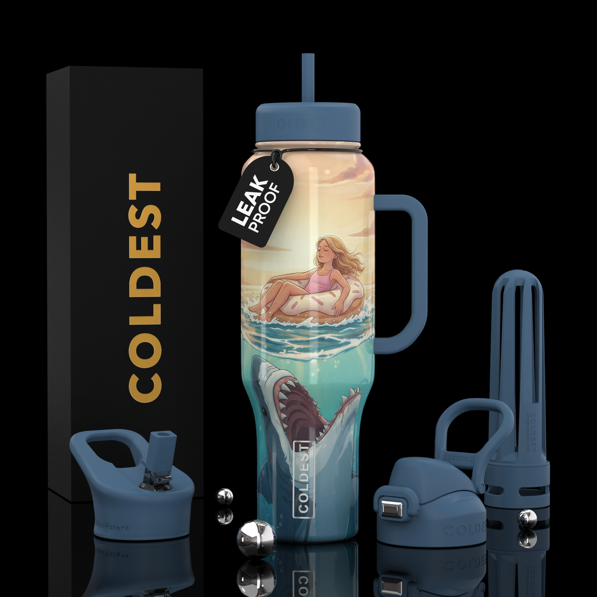 COLDEST 46oz Limitless Ultra v8 Water Bottle