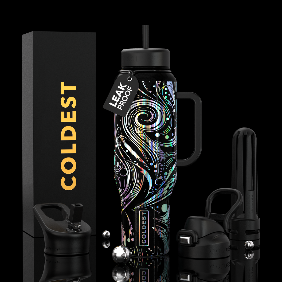 COLDEST 46oz Limitless Ultra v8 Water Bottle