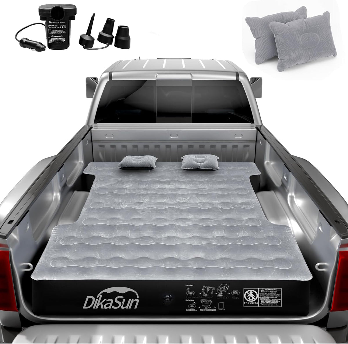Dikasun Pickup Truck Bed Air Mattress | 5.5–6.5 ft Beds