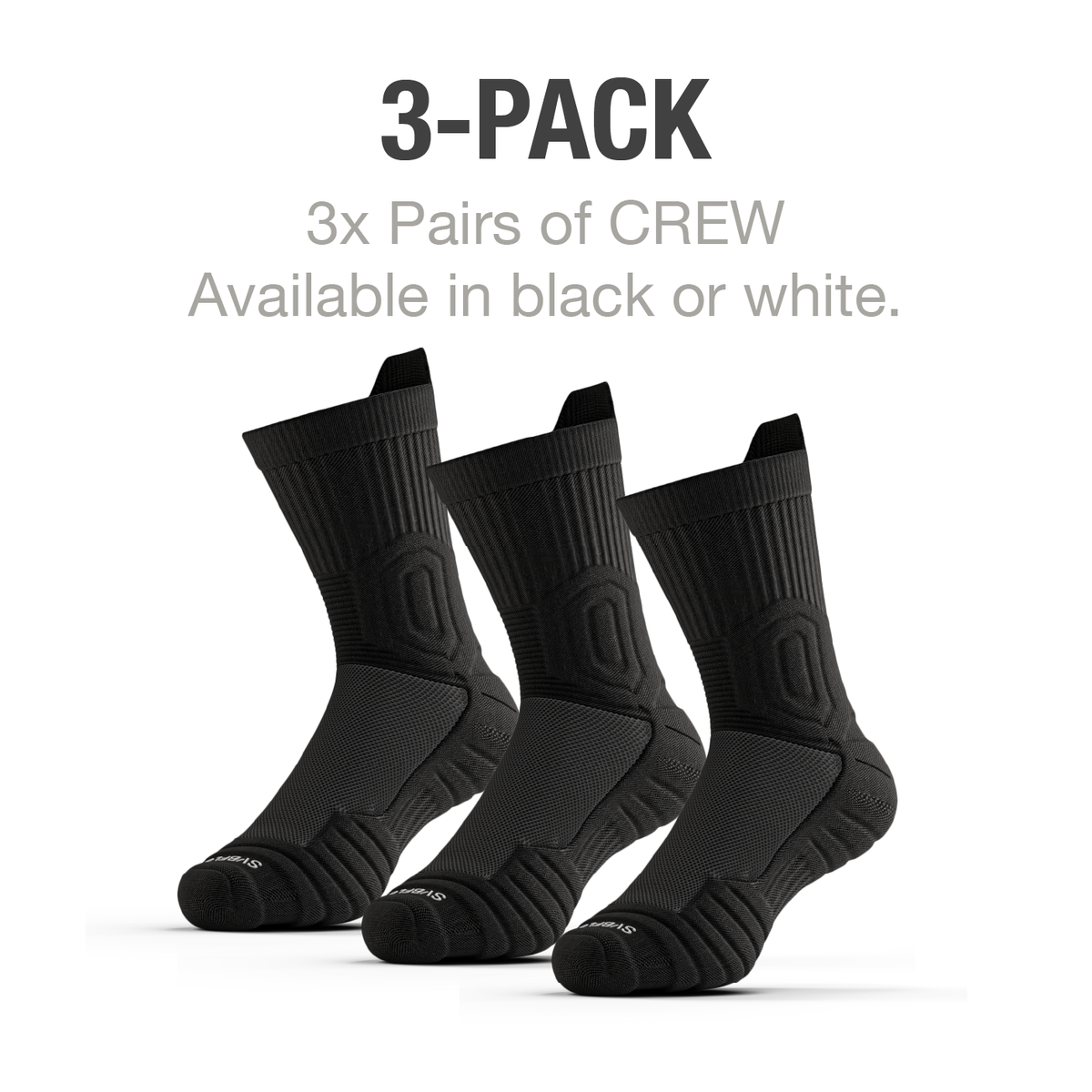 CloudFusion™ Athletic Cushioned Crew Socks