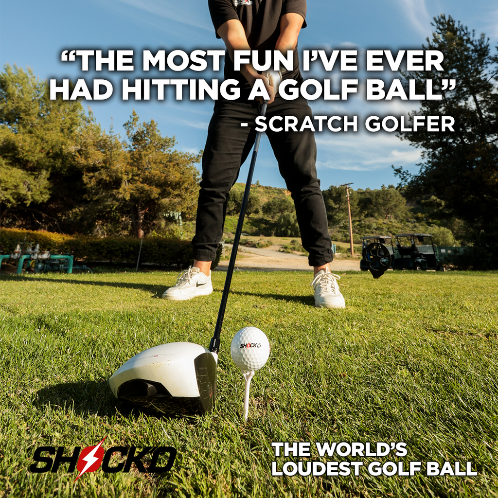 SHOCK'D Golf Balls | 3-Pack Prank Golf Balls