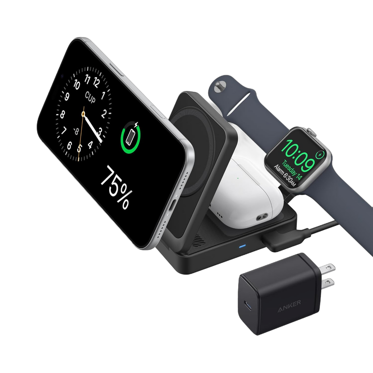 Anker MagGo 3-in-1 Wireless Charging Station